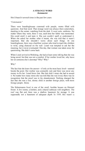 The Book Thief by Markus Zusak