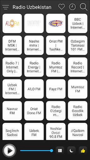 Android application Uzbekistan Radio FM AM Music screenshort