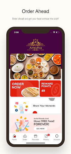 Screenshot of Amrutha MD Dosa