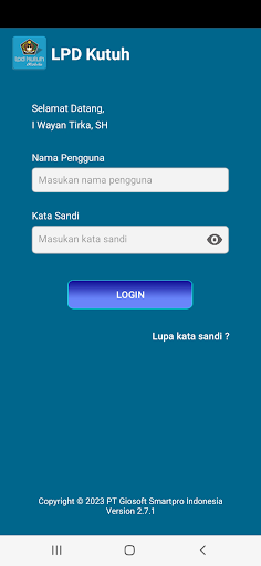 Android application LPD Kutuh Link screenshort