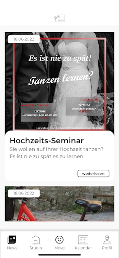 Tanzkultur Hof Screen 3