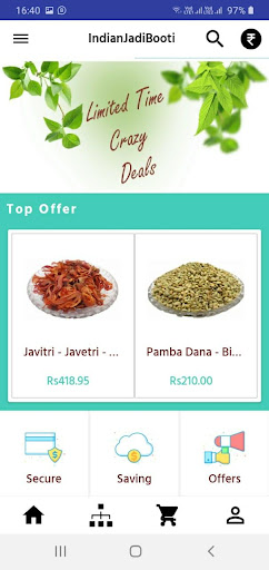 IndianJadiBooti App - Shop Ayu Screen 3
