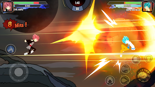 Stickman Warriors - Super Dragon Shadow Fight APK MOD (Astuce) screenshots 5