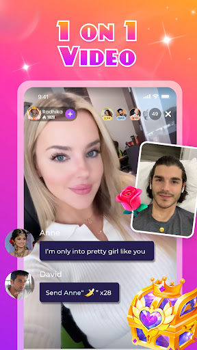 Tikko-Live Stream, Video Chat Screen 3
