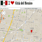 Mexico City map icon