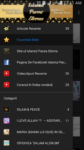 Android application Islamul Pacea Eterna screenshort
