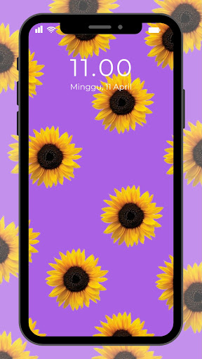 Wallpaper Bunga Matahari Screen 3