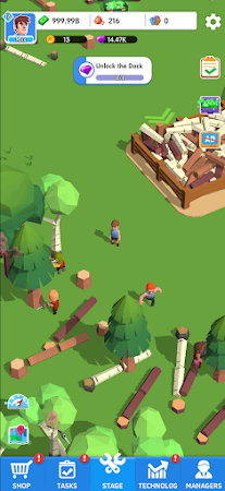 Game screenshot Idle Lumber Island hack