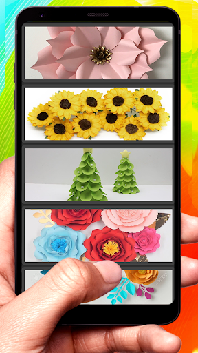 Android application DIY Paper Flowers Idea screenshort