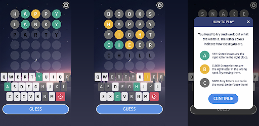 Word Guess - Five Letters Game