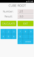screenshot of Cube Root Calculator