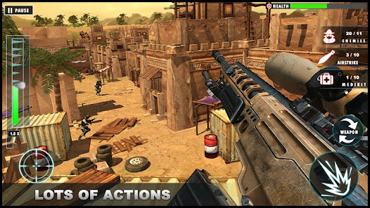 Desert War Sniper Shooter 3D  screenshots 4