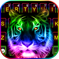 Тема для клавиатуры Neon Tiger