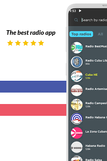 Android application Radio Cuba FM online screenshort