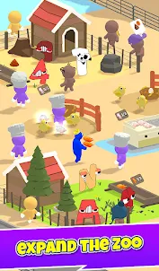 Idle Funny Zoo: ABC Friends