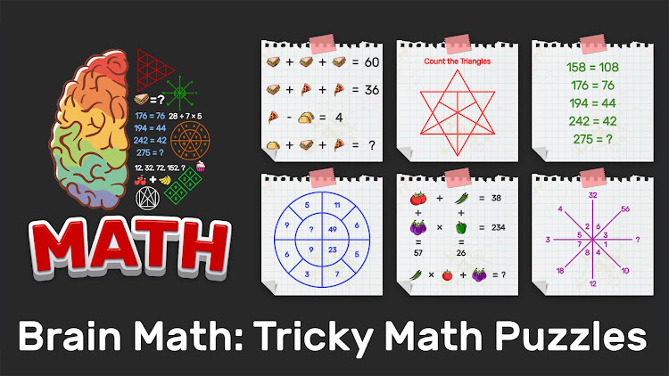 Brain Math: Puzzle Maths Games - 4.5 - (Android)
