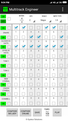 Multitrack Engineer Screen 3