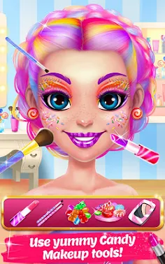 Candy Makeup Beauty Game - Screenshot 2