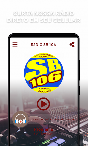 Android application Rádio SB 106 screenshort