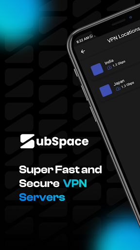 Android application Subspace VPN screenshort