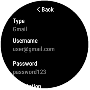 Password Manager Wear OS