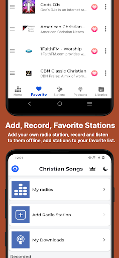 Christian Gospel Songs & Radio Screen 3