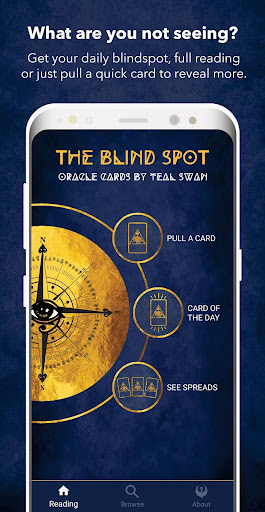 Android application Blind Spot Oracle Cards screenshort