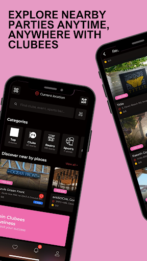 Android application Clubees screenshort