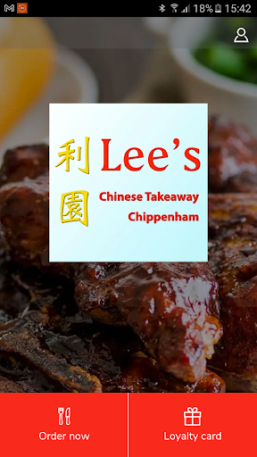 Android application LEE'S Chinese Takeaway screenshort