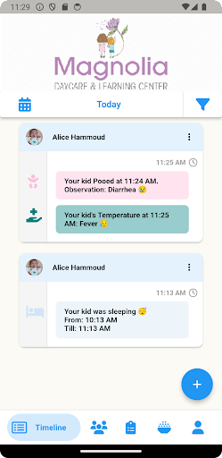 Android application HeyMom screenshort