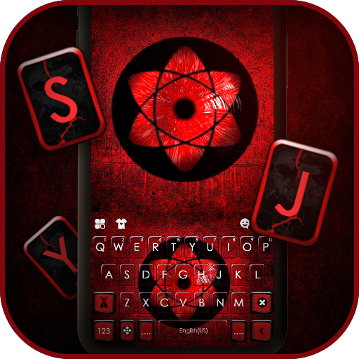 Bred Sharingan Keyboard Backgr logo