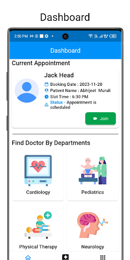 Android application Trust Helpcare screenshort