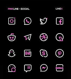 PinkLine Icon Pack : LineX Pink Edition 5.1 3