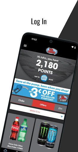 Android application Fuel Market Rewards screenshort