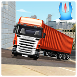 Cargo Trailer Transport Truck icon