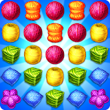 Rolling Yarn: Amazing Match3 Puzzle Game. icon