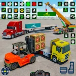 Cargo Truck Forklift Driving