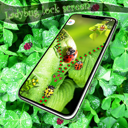 Android application Ladybug lock screen screenshort