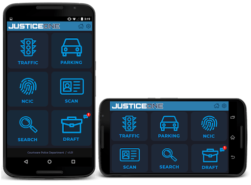 Android application JusticeONE: eTicketing Mobile screenshort