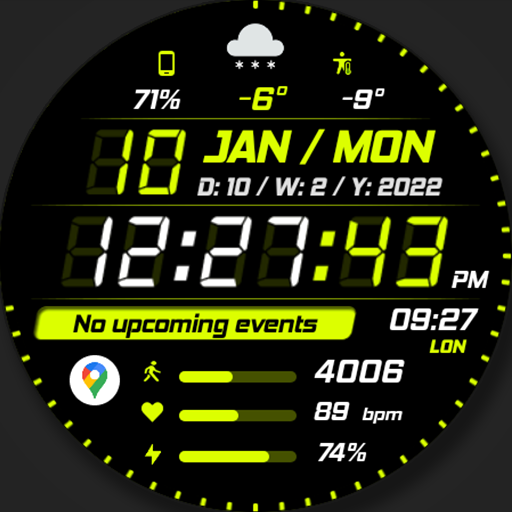 WFP 242 Sporty watch face Logo