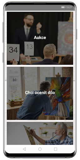 Android application ARTIA screenshort