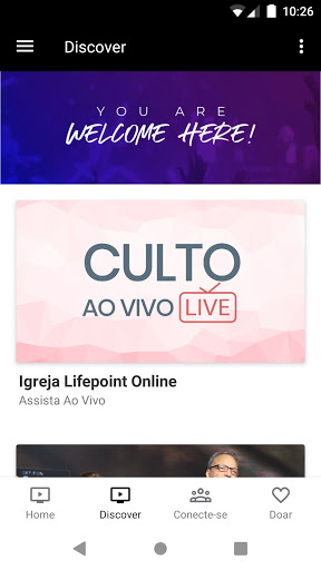 Igreja Lifepoint App Screen 2