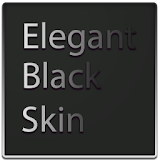Elegant Black Keyboard Skin icon