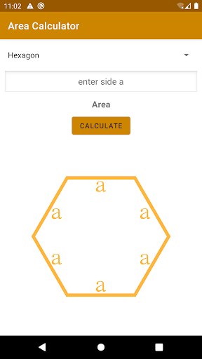 Area Calculator Screen 2