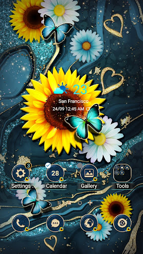 Android application Glitter Marbling - Wallpaper screenshort