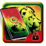 weed lion reggae jamaica theme icon