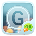 Cover Image of Unduh GO SMS PRO ICOOLOR GLASS TEMA  APK