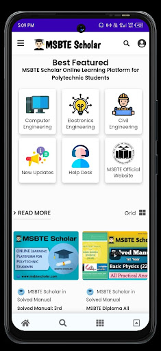 MSBTE Scholar Screen 2