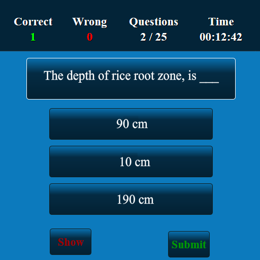 Irrigation Engineering MCQ Screen 3