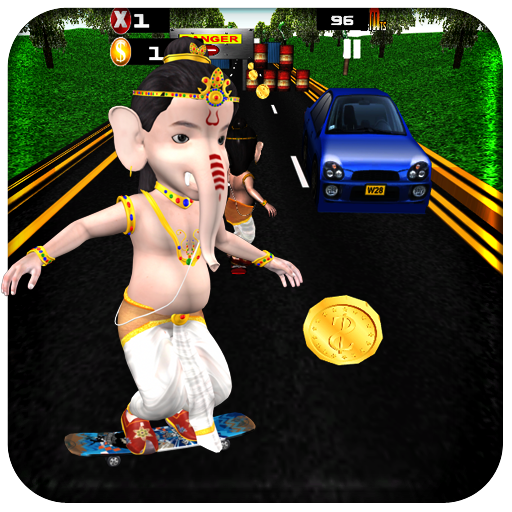 Ganesh Skating 3D logo